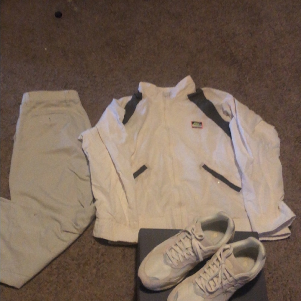 Vintage 90’s boxy fit Nike challenge court windbreaker